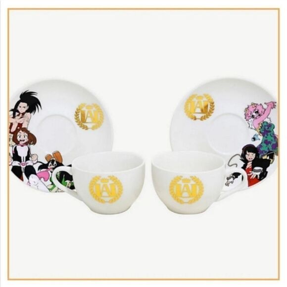 My Hero Academia Girls Tea Cup Set - Picture 2 of 3
